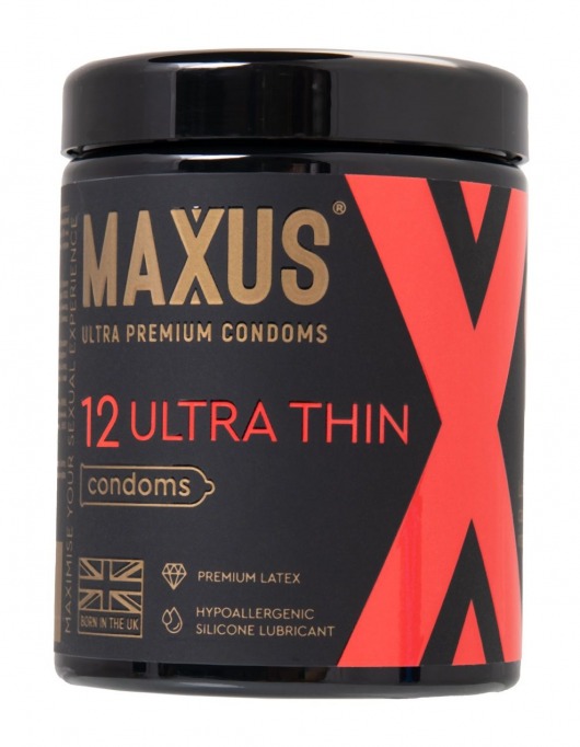 Ультратонкие презервативы MAXUS Ultra Thin - 12 шт. - Maxus - купить с доставкой в Новокуйбышевске