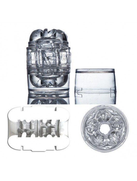 Мастурбатор Fleshlight - Quickshot Masturbator Clear - Fleshlight - в Новокуйбышевске купить с доставкой