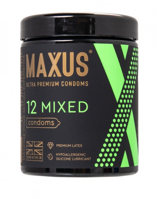 Презервативы MAXUS Mixed - 12 шт. - Maxus - купить с доставкой в Новокуйбышевске