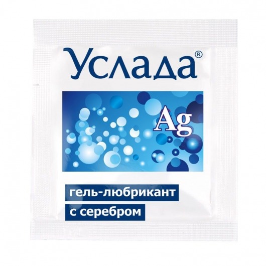 Гель-лубрикант «Услада с серебром» - 3 гр. - Биоритм - купить с доставкой в Новокуйбышевске