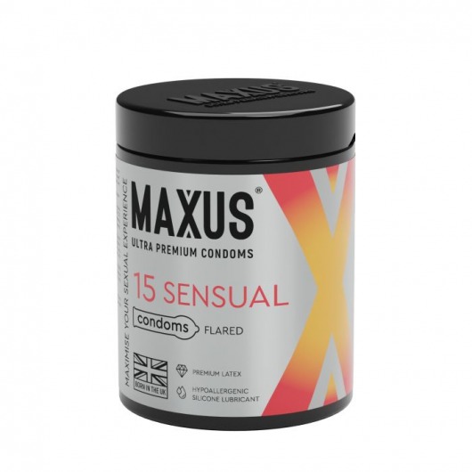 Анатомические презервативы MAXUS Sensual - 15 шт. - Maxus - купить с доставкой в Новокуйбышевске