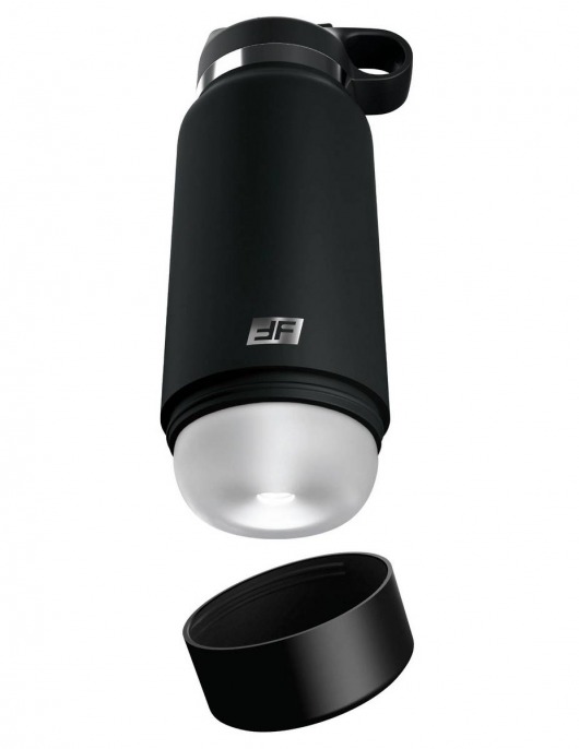 Черный мастурбатор в виде бутылки Fap Flask - Pipedream - в Новокуйбышевске купить с доставкой