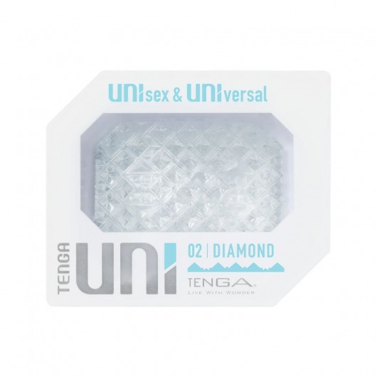 Прозрачный мастурбатор-стимулятор Tenga Uni Diamond - Tenga - в Новокуйбышевске купить с доставкой