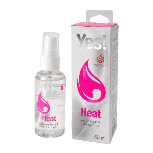 Возбуждающая силиконовая вагинальная смазка Yes Heat - 50 мл. - Sitabella - купить с доставкой в Новокуйбышевске
