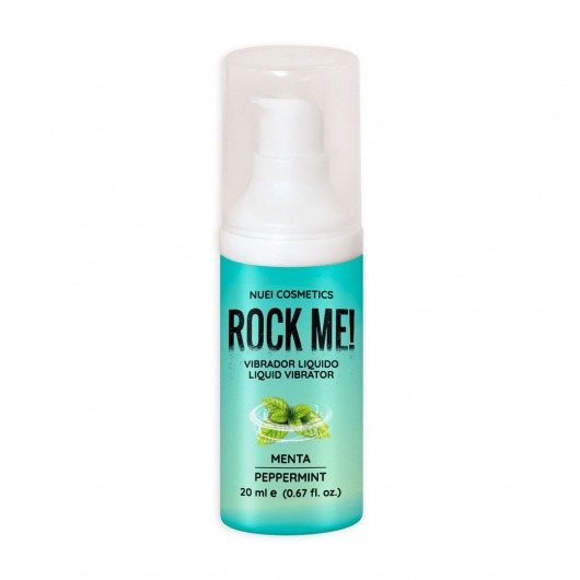 Жидкий вибратор Nuei Rock Me! с ароматом мяты - 20 мл. - Nuei cosmetics - купить с доставкой в Новокуйбышевске