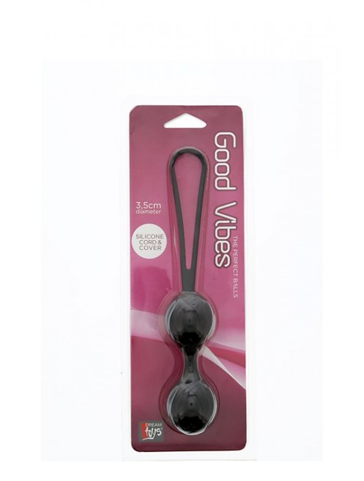 Чёрные вагинальные шарики GOOD VIBES THE PERFECT BALLS - Dream Toys