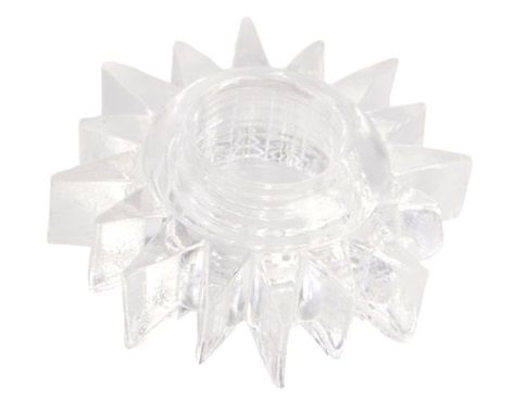 Прозрачное гелевое эрекционное кольцо-солнце - Toyfa Basic - в Новокуйбышевске купить с доставкой