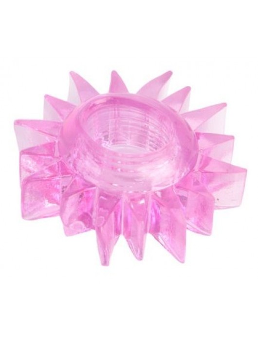 Розовое эрекционное кольцо - Toyfa Basic - в Новокуйбышевске купить с доставкой