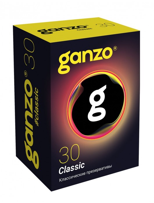 Классические презервативы с обильной смазкой Ganzo Classic - 30 шт. - Ganzo - купить с доставкой в Новокуйбышевске