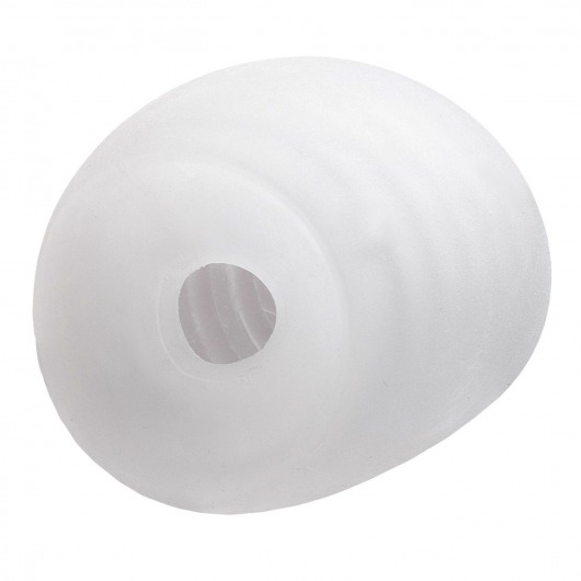 Белый мастурбатор-шар Lucky Ball Type 2 - MALESATION - в Новокуйбышевске купить с доставкой