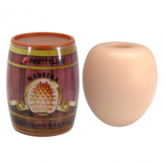 Мастурбатор в футляре-бочке Charming Barrel Madeira - Baile - в Новокуйбышевске купить с доставкой