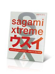 Ультратонкий презерватив Sagami Xtreme SUPERTHIN - 1 шт. - Sagami - купить с доставкой в Новокуйбышевске
