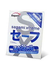 Презерватив Sagami Xtreme Ultrasafe с двойным количеством смазки - 1 шт. - Sagami - купить с доставкой в Новокуйбышевске