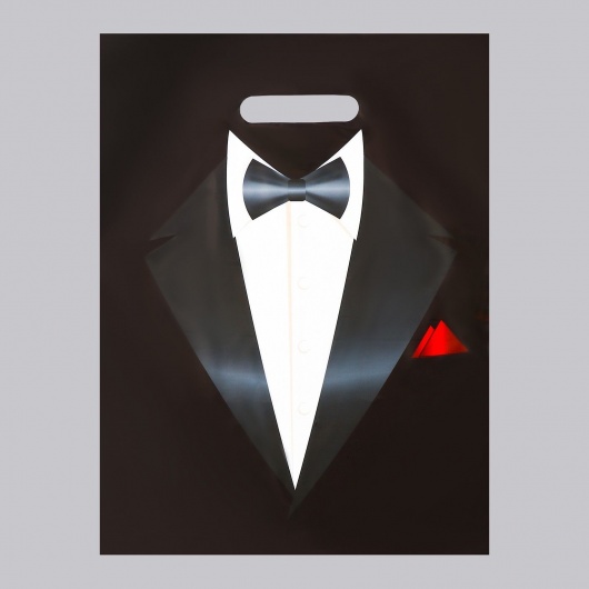 Пакет «Смокинг» полиэтиленовый с вырубной ручкой (30х40 см) - UPAK LAND - купить с доставкой в Новокуйбышевске