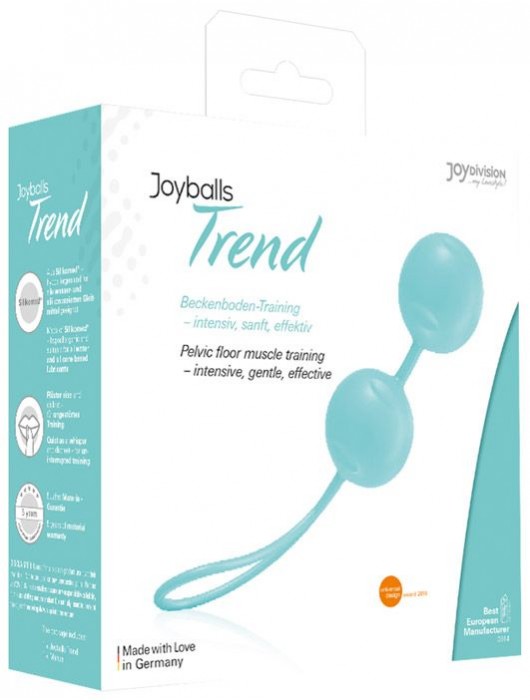 Вагинальные шарики цвета мяты Joyballs - Joy Division