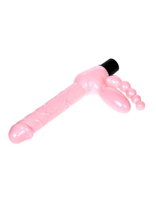 Безремневой вибрострапон с анальным отростком - Baile - купить с доставкой в Новокуйбышевске