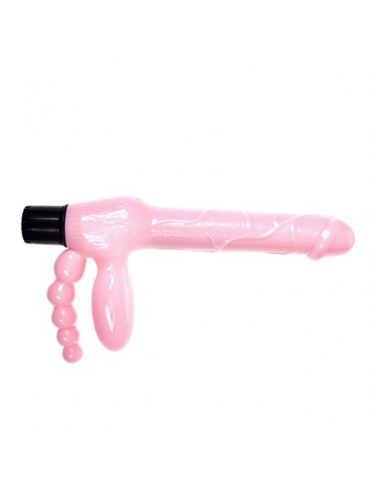 Безремневой вибрострапон с анальным отростком - Baile - купить с доставкой в Новокуйбышевске