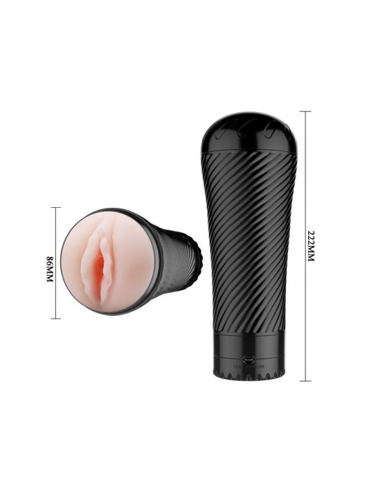 Вагина-реалистик с многоуровневой вибрацией - Baile - в Новокуйбышевске купить с доставкой