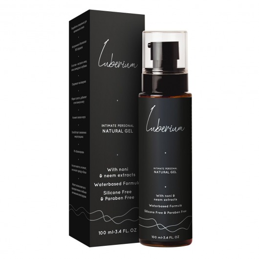 Интимный гель на водной основе с экстрактами нони и нима Luberium Natural Gel - 100 мл. - Luberium - купить с доставкой в Новокуйбышевске