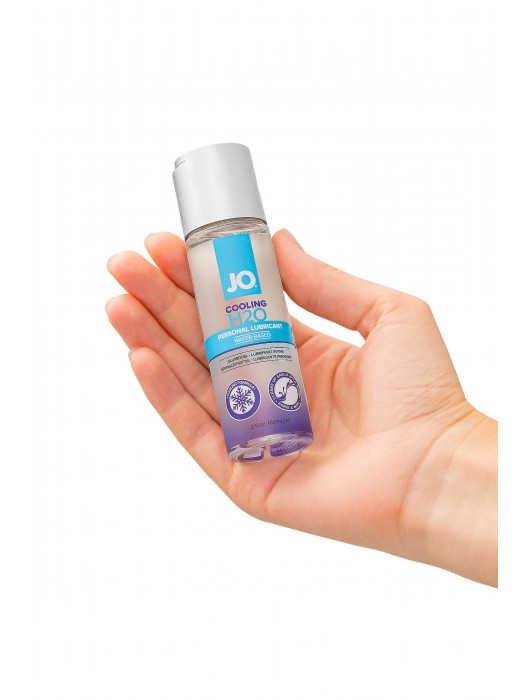 Охлаждающий лубрикант на водной основе JO Personal Lubricant H2O COOLING - 60 мл. - System JO - купить с доставкой в Новокуйбышевске