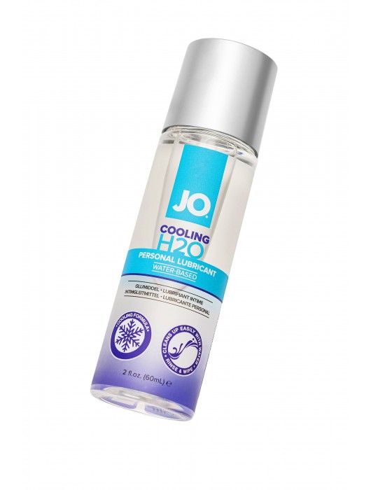Охлаждающий лубрикант на водной основе JO Personal Lubricant H2O COOLING - 60 мл. - System JO - купить с доставкой в Новокуйбышевске