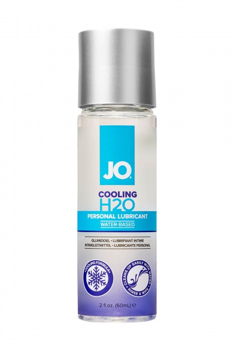 Охлаждающий лубрикант на водной основе JO Personal Lubricant H2O COOLING - 60 мл. - System JO - купить с доставкой в Новокуйбышевске