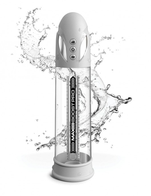 Белая вакуумная автоматическая помпа Max Boost Pro Flow - Pipedream - в Новокуйбышевске купить с доставкой