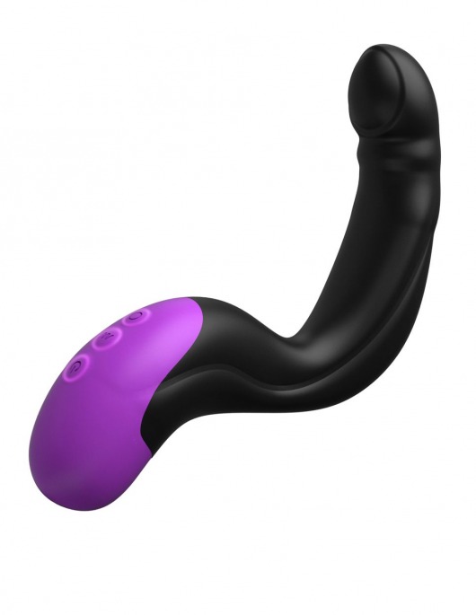 Черно-фиолетовый вибромассажёр простаты Hyper-Pulse P-Spot Massager - Pipedream - в Новокуйбышевске купить с доставкой