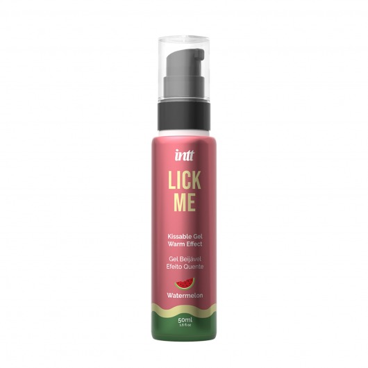 Гель Lick Me с согревающим эффектом и ароматом арбуза - 50 мл. - INTT - купить с доставкой в Новокуйбышевске