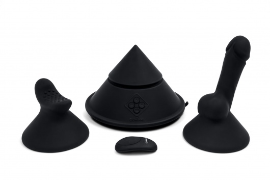 Конусный вибромассажер Cowgirl Cone с 2 насадками - CowGirl - купить с доставкой в Новокуйбышевске