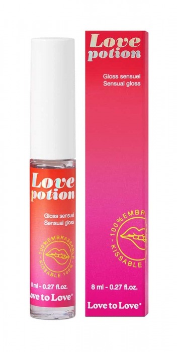 Возбуждающий блеск для губ Love Potion - 8 мл. - Love to Love - купить с доставкой в Новокуйбышевске