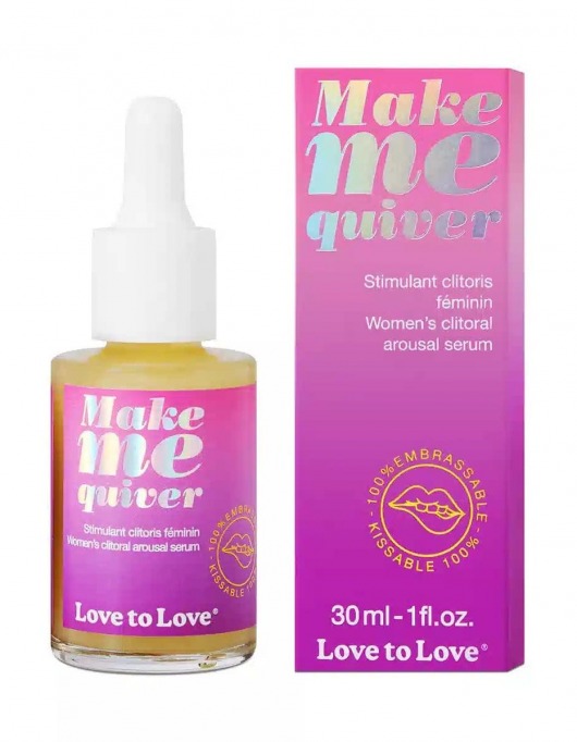 Возбуждающие капли для клитора Make Me Quiver - 30 мл. - Love to Love - купить с доставкой в Новокуйбышевске