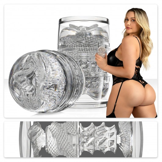 Прозрачный двусторонний мастурбатор Fleshlight Quickshot Mia Malkova - Fleshlight - в Новокуйбышевске купить с доставкой