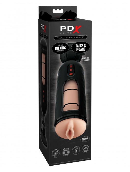 Мастурбатор-вагина с вибрацией Vibrating Mega Milker - Pipedream - в Новокуйбышевске купить с доставкой