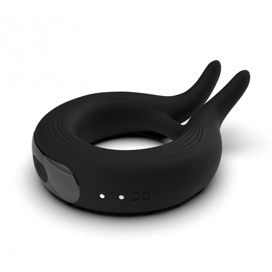 Черное эрекционное кольцо Marry Me Rechargeable Vibrating Cockring - Adrien Lastic - в Новокуйбышевске купить с доставкой