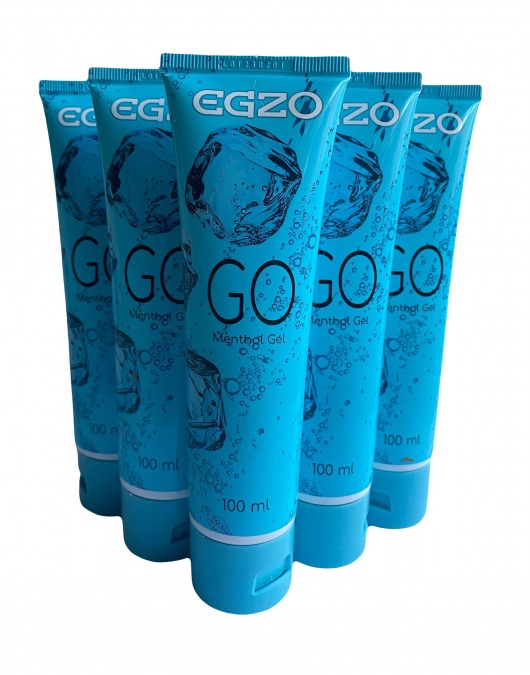 Набор из 5 пролонгирующих лубрикантов на водной основе Egzo Go (по 100 мл.) - EGZO - купить с доставкой в Новокуйбышевске