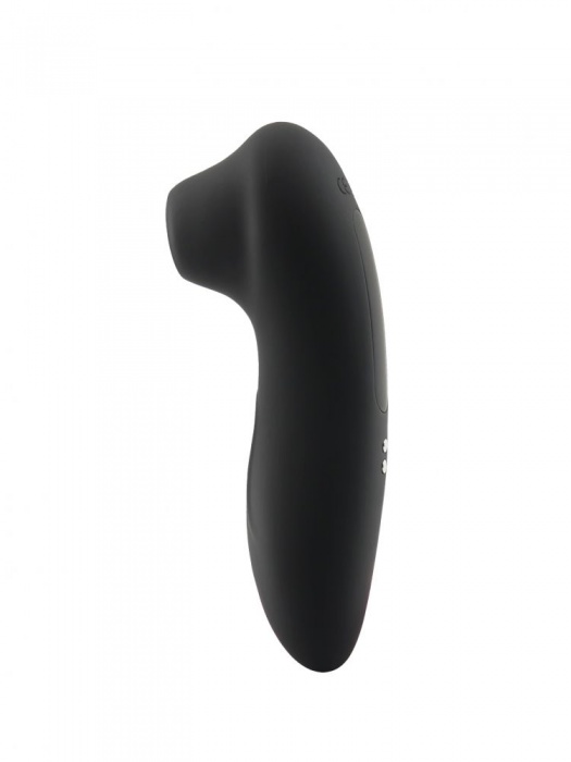 Черный вакуумный стимулятор клитора Curvy - LoveStore