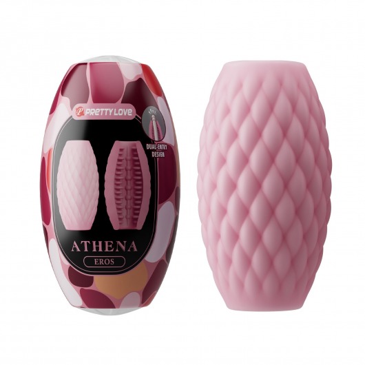 Розовый нереалистичный мастурбатор Athena - Baile - в Новокуйбышевске купить с доставкой
