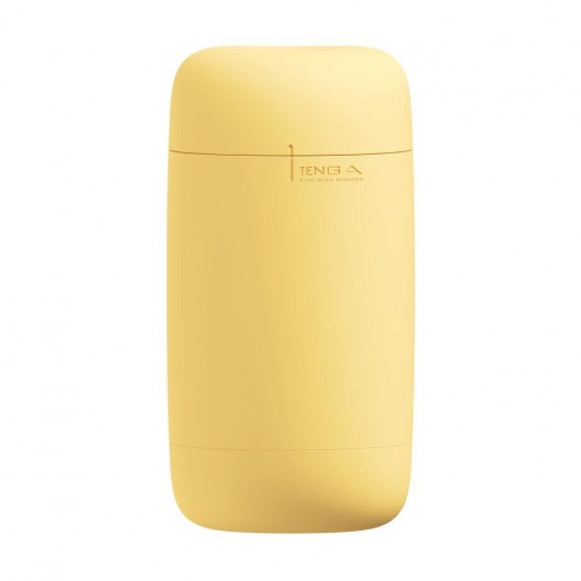 Желтый мастурбатор Tenga Puffy - Tenga - в Новокуйбышевске купить с доставкой