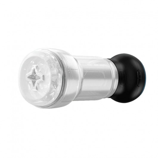 Набор PowerBlow   Feel Pocket Stroker Crystal: мастурбатор и интерактивная насадка - Kiiroo - в Новокуйбышевске купить с доставкой