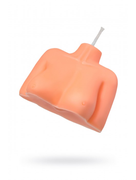 Оранжевая сувенирная свеча «Женский силуэт» - Pecado - купить с доставкой в Новокуйбышевске