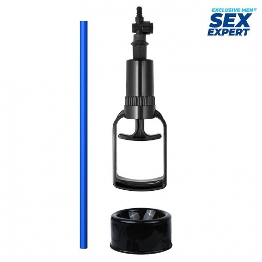 Комплект запасных частей для помпы: ручка, шланг и уплотнительная насадка - Sex Expert - купить с доставкой в Новокуйбышевске