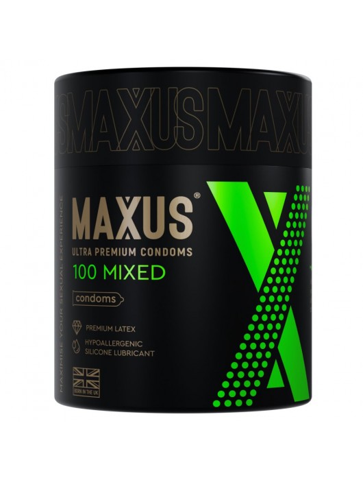 Презервативы MAXUS Mixed - 100 шт. - Maxus - купить с доставкой в Новокуйбышевске