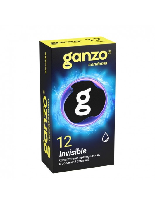 Супертонкие презервативы Ganzo Invisible - 12 шт. - Ganzo - купить с доставкой в Новокуйбышевске