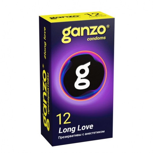 Презервативы с анестетиком для продления удовольствия Ganzo Long Love - 12 шт. - Ganzo - купить с доставкой в Новокуйбышевске