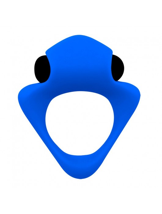 Синее эрекционное кольцо Wooomy Tribeс с вибрацией - Adrien Lastic - в Новокуйбышевске купить с доставкой