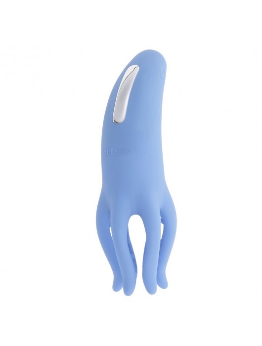Голубой вибромассажёр Tentacle Tickler - Selopa