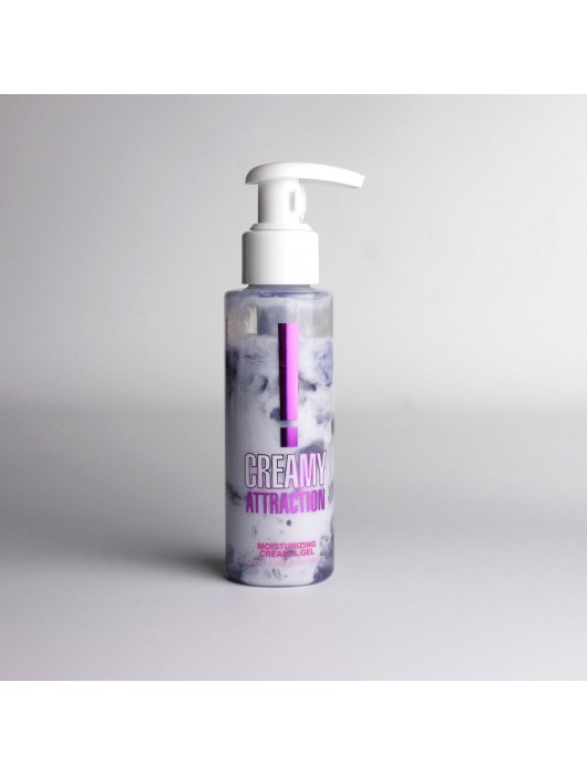 Увлажняющий крем-гель для тела с ароматом ежевики Creamy Attraction Blackberry - 100 мл. - INTT - купить с доставкой в Новокуйбышевске
