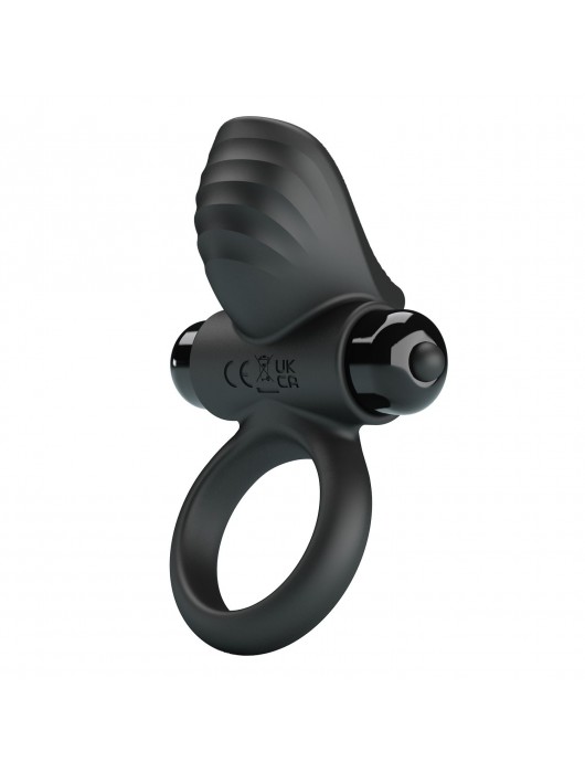 Черное эрекционное кольцо с вибрацией Adrien - Baile - в Новокуйбышевске купить с доставкой