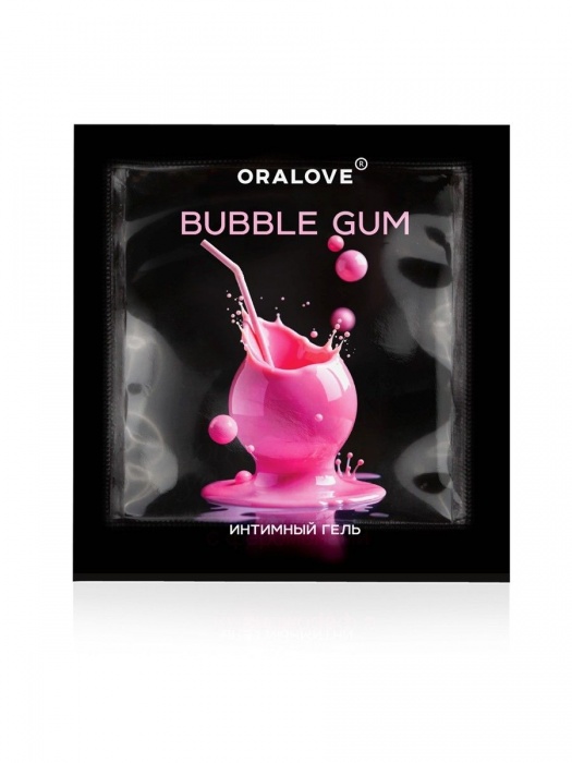 Саше съедобной оральной смазки OraLove с ароматом бабл-гам - 3 гр. - Биоритм - купить с доставкой в Новокуйбышевске